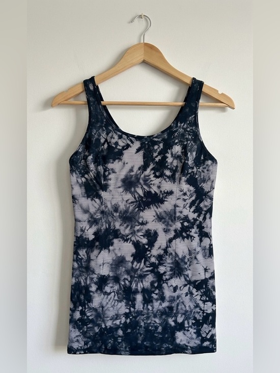 Kensie Dresses & Skirts - Kensie Black Tie-Dye Scoop Neck Sleeveless Ribbed Bodycon Mini Dress NWOT